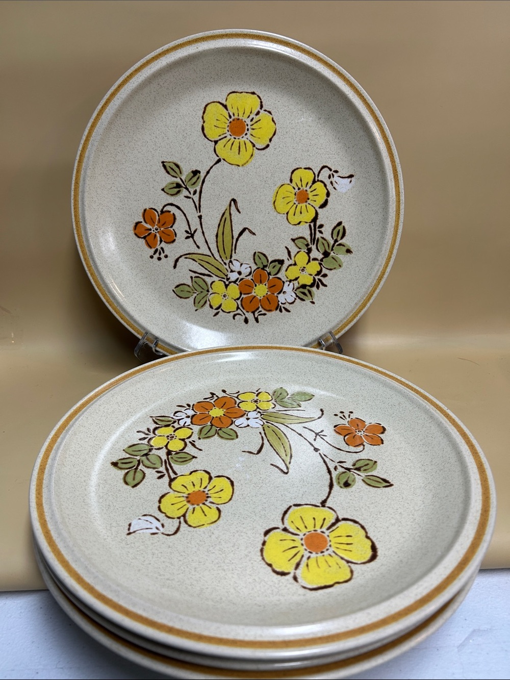 Hearthside Garden Festival Stoneware Dinnerware SUNSHINE FLOWERS Japan 4